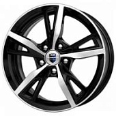 6.5x16 5x114.30 ET45 d60.1 КиК Фишт дарк платинум